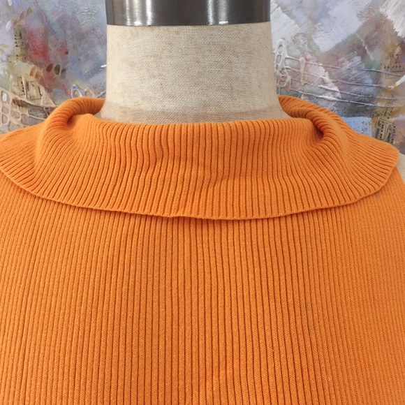 Pierre Cardin Slouch Neck Stretch Ribbed Knit Top - Picture 9 of 12